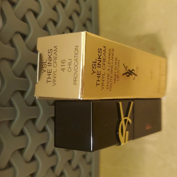 YSL THE INKS VINYL CREAM HIGH-SHINE LIP STAIN 416 CHILI PROVOCATION. BNIB - Picture 5 of 7